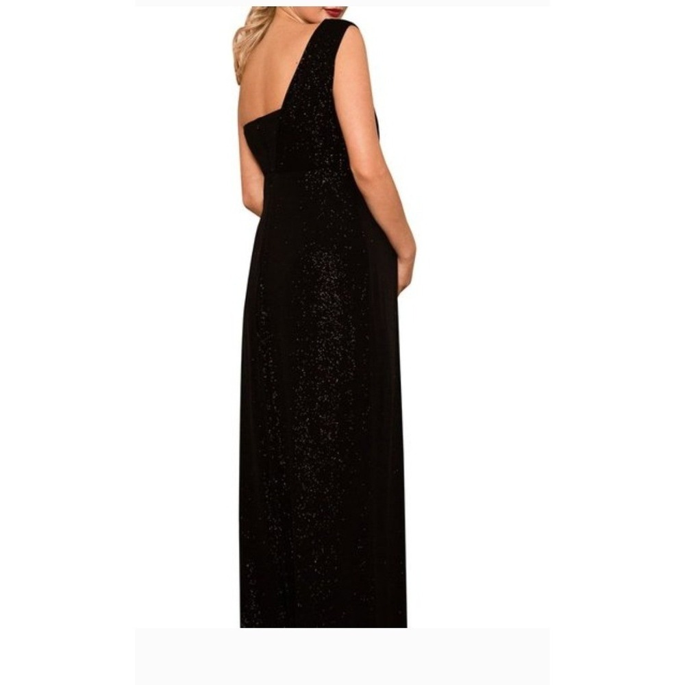 Tiffany Rose Maternity Gown Women Size 6 Black Shimmer NEW - Picture 4 of 15